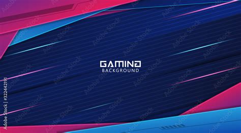 Futuristic Abstract Gaming Wallpaper Background Vector Stock Vector ...