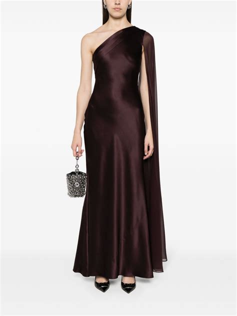 Roland Mouret Silk Satin Maxi Dress Farfetch