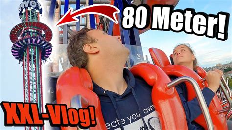 Schock Moment Im Freefall Tower XXL Vlog Von Der Kirmes Foire