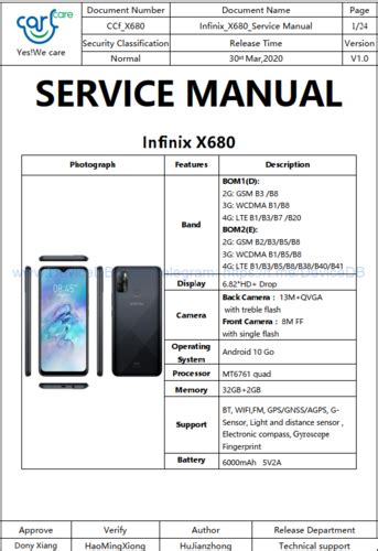 Infinix X Hot Play service manual Infinix Phone DeviceDB База данных устройств