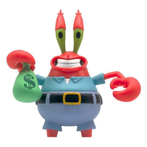 De Toyboys Spongebob Squarepants Reaction Action Figure Mr Krabs 10 Cm