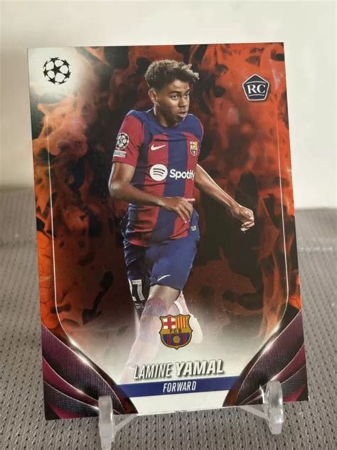 Topps Uefa Club Competitions Lamine Yamal Inferno Rc Sp