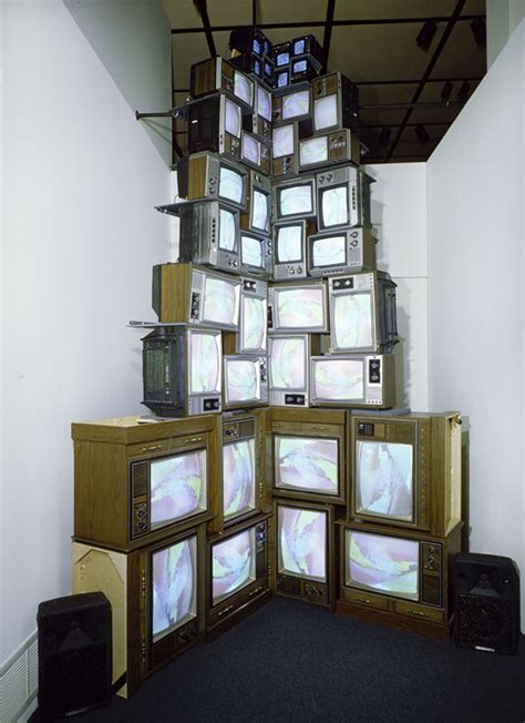 Nam June Paik 19322006 V Yramid 1982 Two Channel Video