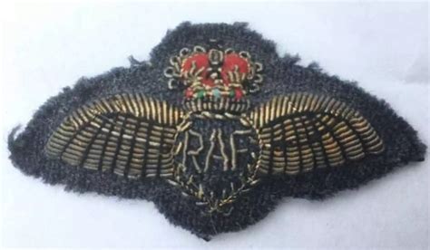 Post Raf Pilots Mess Dress Bullion Wing In Other Raf Badges