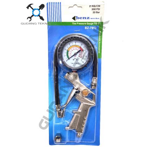 Jual Tire Pressure Gauge Alat Isi Angin Pengukur Tekanan Ban BZ7913