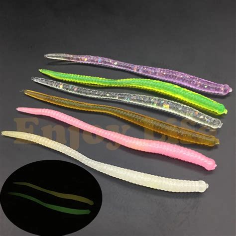 Pcs Cm G Soft Fishing Lures Baits Worm Trout Bionic Fishing