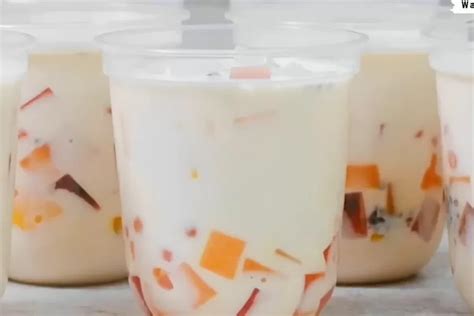 Super Creamy Ide Jualan Minuman Kekinian Ini Dia Resep Mango Jelly