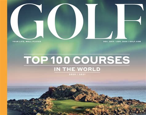 Golf Magazine Releases Biennial List Of Top Courses In The World