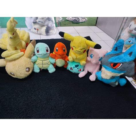 Jual Boneka Pokemon Plush Pikachu Ninetales Mew Lucario Squirtle