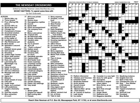 Printable Sunday Crosswords The Ultimate Guide To Enhancing Vocabulary Cognition And Daily Entertainment