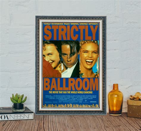 Strictly Ballroom 1992 Movie Poster, Strictly Ballroom Classic Movie Poster, Vintage Canvas ...