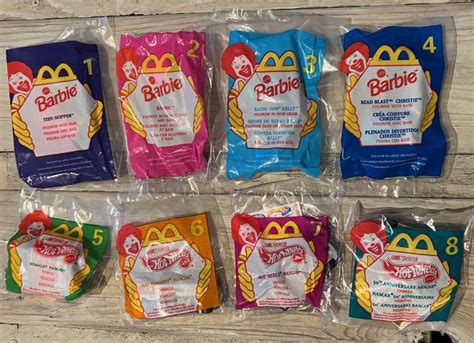 Mcdonald S Barbie Hot Wheels Set Etsy