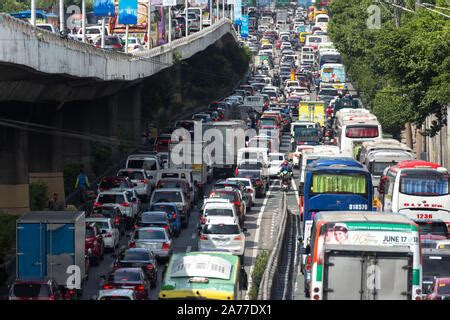 Traffic jam Manila Philippines Stock Photo - Alamy