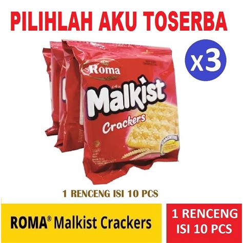 Jual Biskuit Roma Malkist Crackers Gr Harga Paket Isi