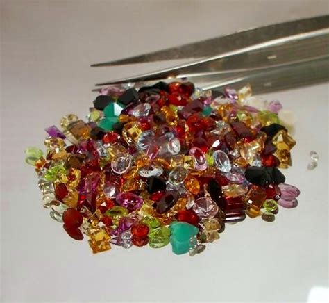 100 Ct Mix Lot Loose Faceted Natural Gemstones Mixed Gems Wholesale