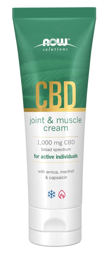 CBD Joint & Muscle Cream | NOW Foods