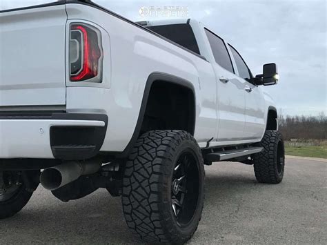 2018 Gmc Sierra 2500 Hd With 22x12 44 Hostile Rage And 32550r22 Nitto Ridge Grappler And