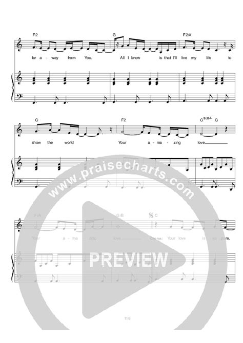 Amazing Love Sheet Music Pdf Hillsong Worship Praisecharts