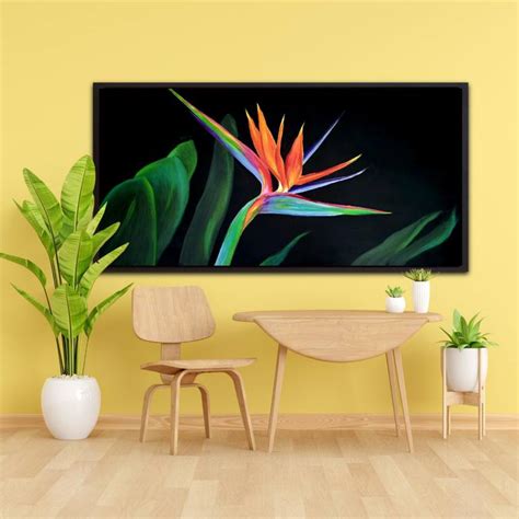 Bird Of Paradise Oil Painting Painting By Nersel Muehlen Saatchi Art