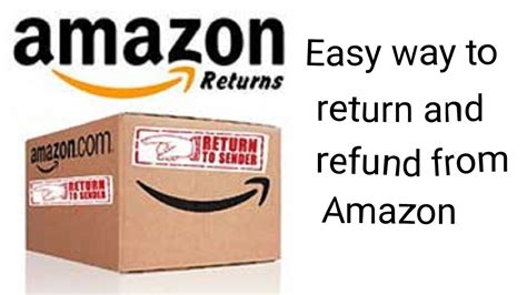 How To Refund And Return By Amazon YouTube