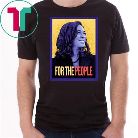 Kamala Harris For The People Kamala Harris Portrait Offcial Tee Shirt