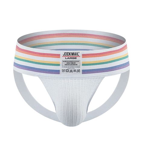 Jockmail Mens Athletic Supporter Jockstrap With 3 Inch Wide Waistband