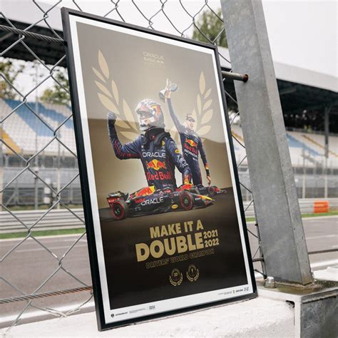 Posters Oracle Red Bull Racing Make It A Double Max Verstappen