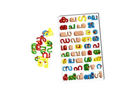 Kidken Alphabet board-Malayalam Consonants - Kidken Alphabet board ...