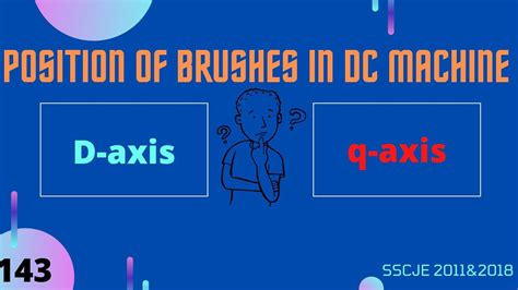 Position Of Brushes In Dc Machine Why Brushes Are Placed At D Axis In