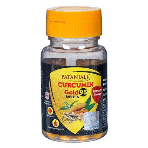 Buy Patanjali Curcumin Gold 95, 60 Tablets | 19 Minutes Delivery ...