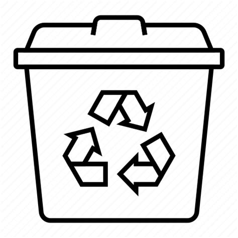 Bin Ecology Recycle Icon