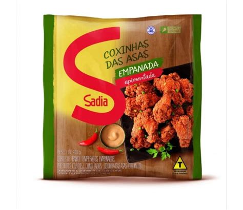 Coxinhas Das Asas Empanada Apimentadas Sadia 400g