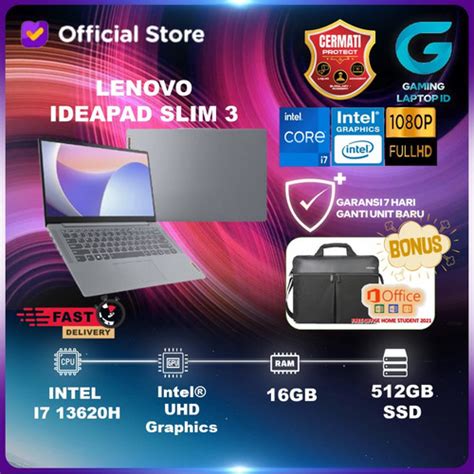 Promo Lenovo Ideapad Slim 3 14irh8 I7 13620h 16gb 512gb 14 Fhd Ips W11