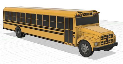 School Bus by Angrysquirrel | Download free STL model | Printables.com