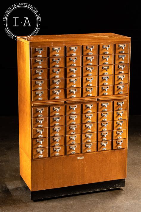 Vintage Library Card Catalog