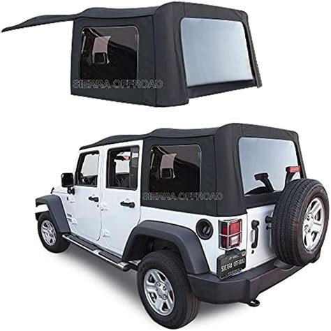 Sierra Offroad Jeep Wrangler YJ Soft Top 88-95 In Black, 41% OFF