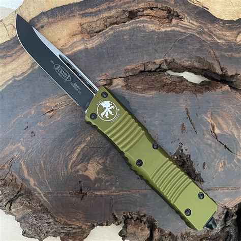 Microtech Combat Troodon S/E OD Green Handle Black Standard Blade 143 ...