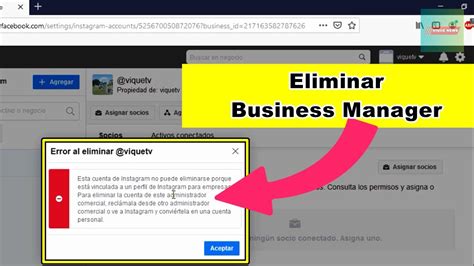 Eliminar El Administrador Comercial En Facebook Correctamente 2 YouTube