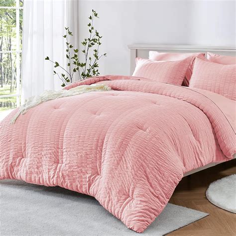 Amazon Hymokege Seersucker Comforter Set Full Size Pieces