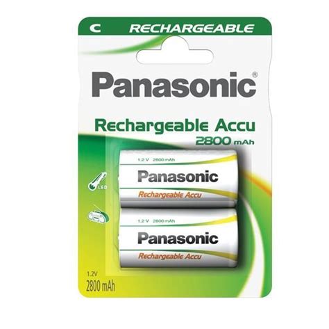 PANASONIC Blister 2 Mezze Torce Ricaricabili Ready To Use C C307014