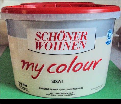 10 L Schöner Wohnen my Color Wandfarbe Sisal Matt 2 99EUR L