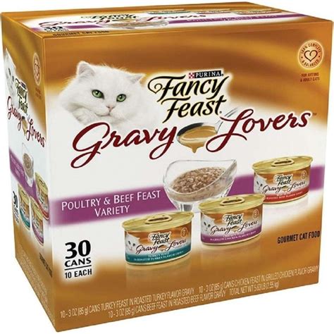 Purina Fancy Feast Gravy Lovers X G Poultry Beef Feast Variety