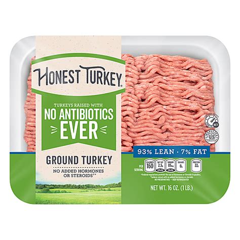 Honest Turkey Lean Fat Ground Turkey Oz Turkey Sun Fresh