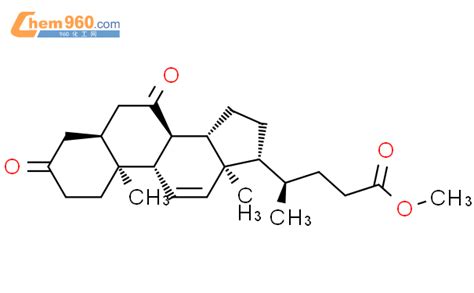 91788 56 6 Chol 11 en 24 oic acid 3 7 dioxo methyl ester 5b 化学式