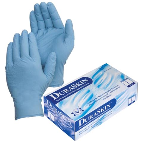 6 Mil Black Nitrile Duraskin Blackshield Disposable Gloves 2016bk 100 Box Jendco Safety Supply