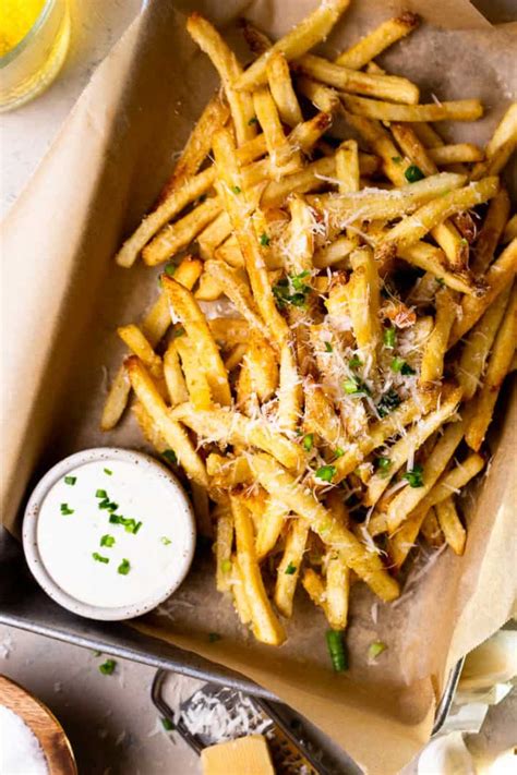 Garlic Parmesan Air Fryer Frozen French Fries Modern Farmhouse Eats