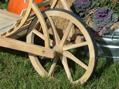 Wooden Wheelbarrow Wheels