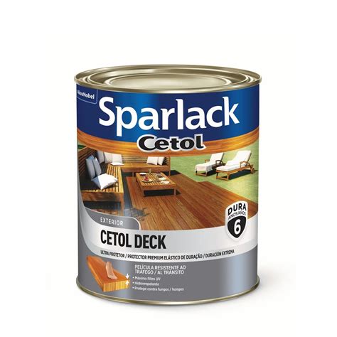 Verniz Sparlack Cetol Deck Semi Brilho Natural 900ml Loja Online SA