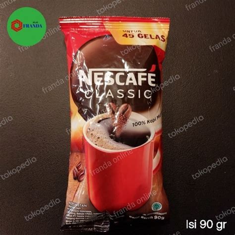 Jual Nescafe Classic Kopi Instant Kopi Hitam Sachet Gr Kota