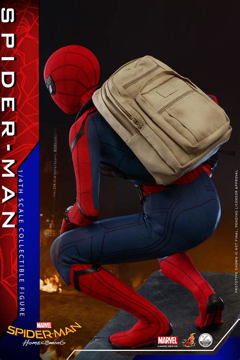 Hot Toys Marvel Spider Man Homecoming 1 4 Scale Spider Man Collectible Figures Figures